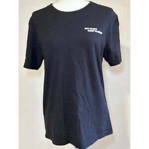 City to City Coast to Coast Denim & Flower Black Tee Ricky Singh Men’s Medium